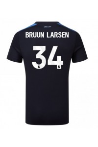 Burnley Jacob Bruun Larsen #34 Jalkapallovaatteet Kolmaspaita 2023-24 Lyhythihainen